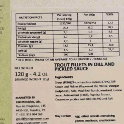 ABC+ Trout Fillets in Pickled Sauce, 120g New