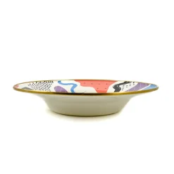 Kapka Enamel Abstract Enamel Large Serving Dish, 30cm Best