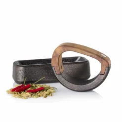 Ad Hoc AdHoc Rocca Cast Iron Rocking Mortar New