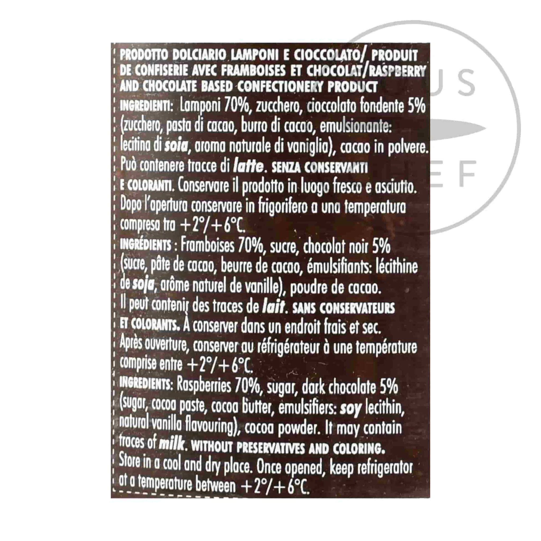 Alpenzu Raspberry And Chocolate Spread, 270g Clearance