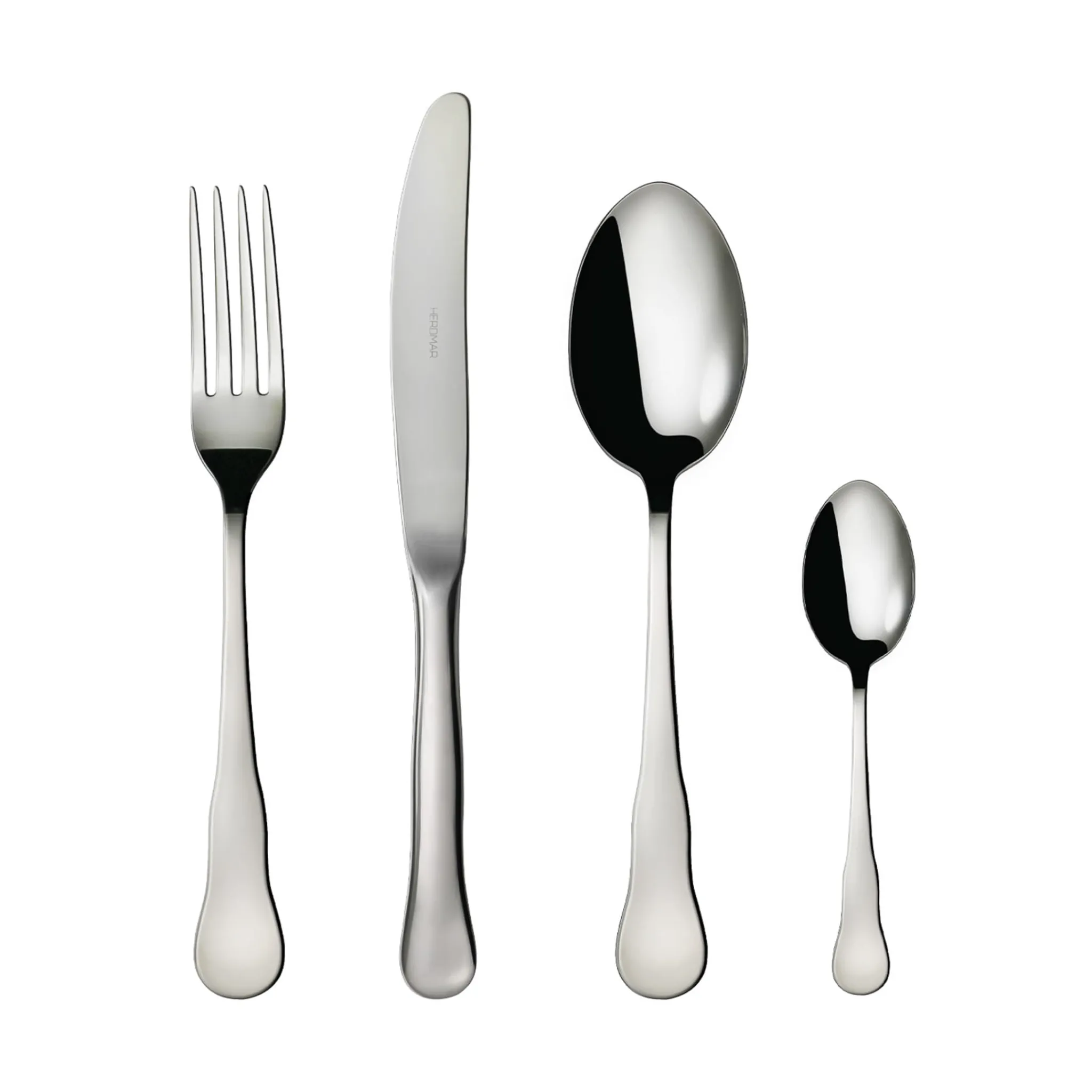 Herdmar Ambar Polished Stainless Steel 4 Piece Place Setting Cutlery Set Discount