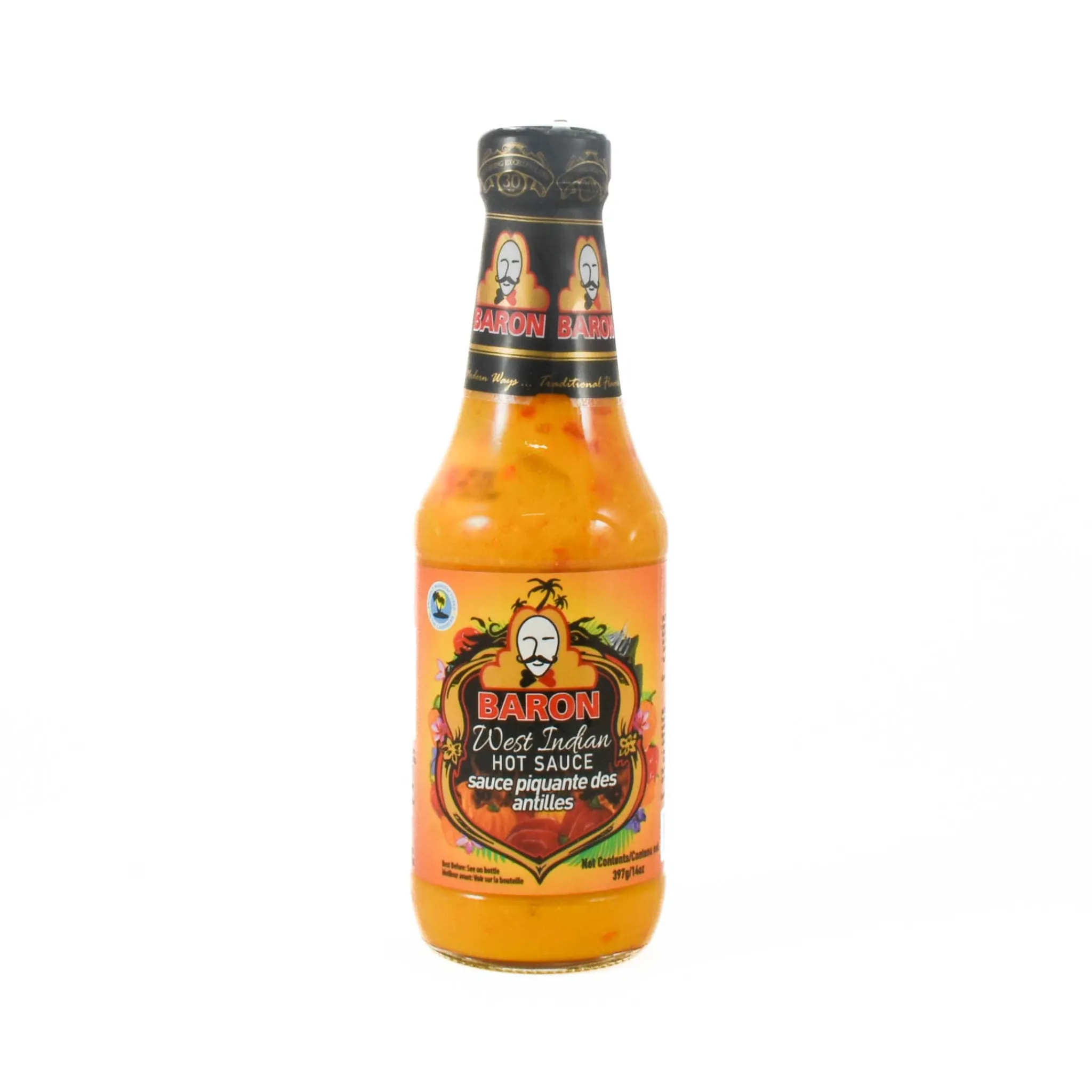 Baron West Indian Hot Sauce, 397g Online