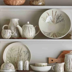 Bloomingville Bea Floral Serving Bowl, 30.5cm Hot