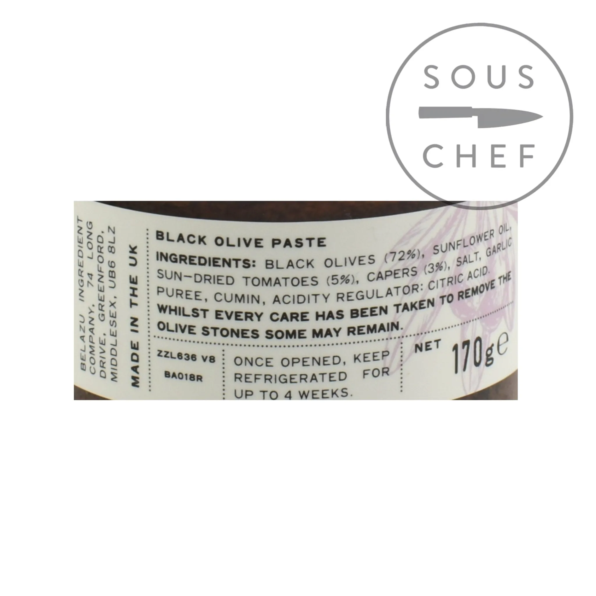 Belazu Black Tapenade, 170g Sale