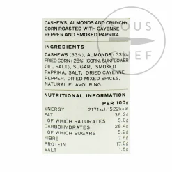 Belazu Smoked Chilli Nut Mix, 120g New