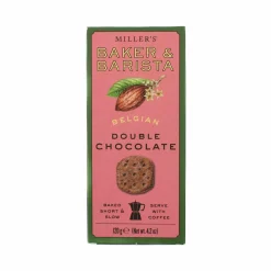 Baker & Barista Belgian Double Chocolate Biscuits, 120g Outlet