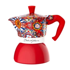 Bialetti x Dolce & Gabbana Red Moka Induction Coffee Maker, 4 Cup Outlet