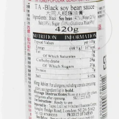 Ta Tung Black Soy Fermented Bean Paste, 420g