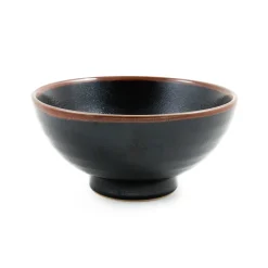 Kiji Stoneware & Ceramics Black Stoneware Ramen Bowl, 19.7cm Discount