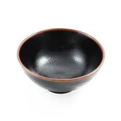 Kiji Stoneware & Ceramics Black Stoneware Ramen Bowl, 19.7cm Discount