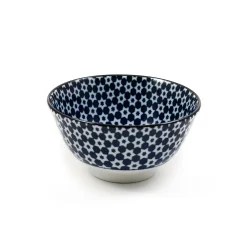 Kiji Stoneware & Ceramics Blue & White Rice Bowl Boxed Gift Set Discount