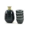 Kiji Stoneware & Ceramics Blue Glaze Sake Set