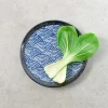 Kiji Stoneware & Ceramics Blue Wave Medium Plate, 22cm Sale