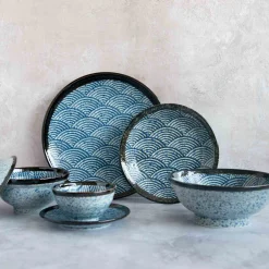 Kiji Stoneware & Ceramics Blue Wave Side Plate Best