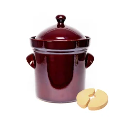Boleslawiec Fermenting & Sauerkraut Crock With Weights, 5 litre Online
