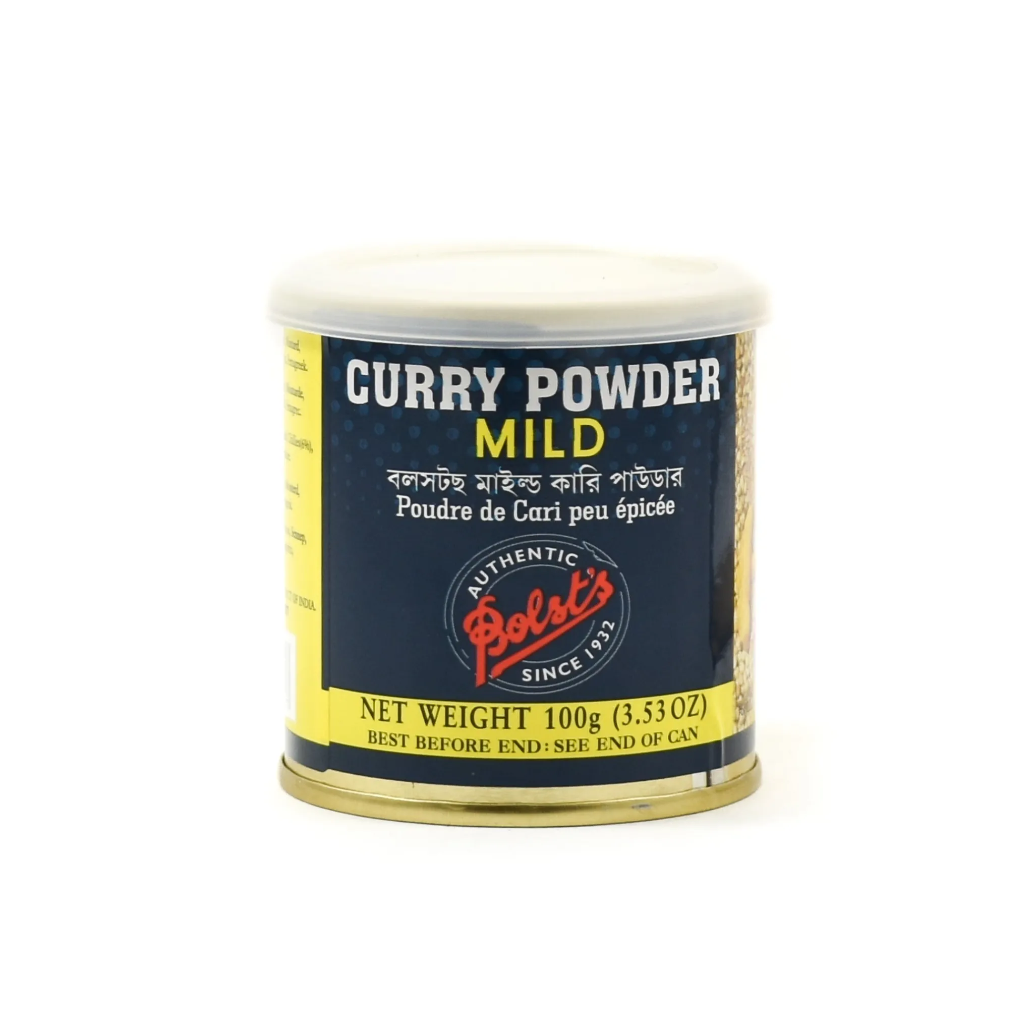 Bolst's Curry Powder Mild, 100g New