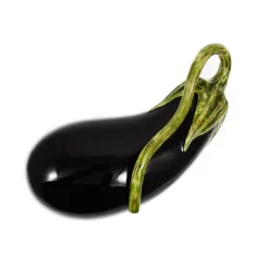 Bordallo Pinheiro Aubergine Dish, 28cm Hot