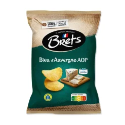 Bret's Crisps Bret's Bleu d'Auvergne DOP Blue Cheese Crisps, 125g Online