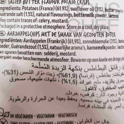 Bret's Crisps Bret's Salted Butter Crisps, 125g Outlet