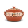 Bulgarian Pottery Bulgarian Troyan Brown Terracotta Cooking Pot New