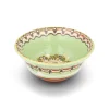 Bulgarian Pottery Bulgarian Troyan Mint Green Soup Bowl, 16cm Hot
