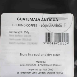 Cafes Henri Guatemala Antigua Ground Coffee, 250g Clearance