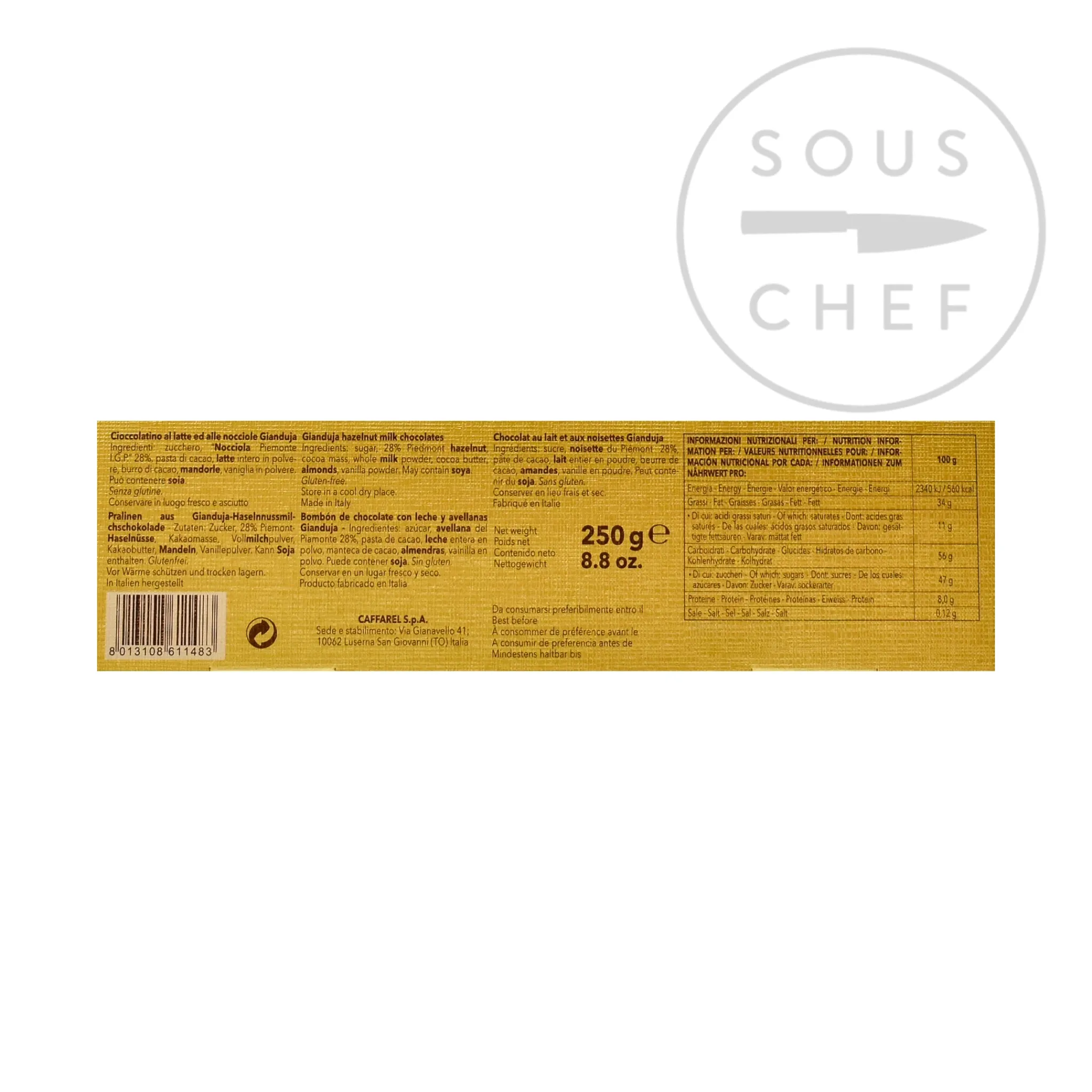 Caffarel Gianduia Pyramid, 250g Best