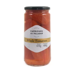 Caprichos del Paladar  Caprichos del Paladar Whole Pera Tomatoes in Water, 670g Hot