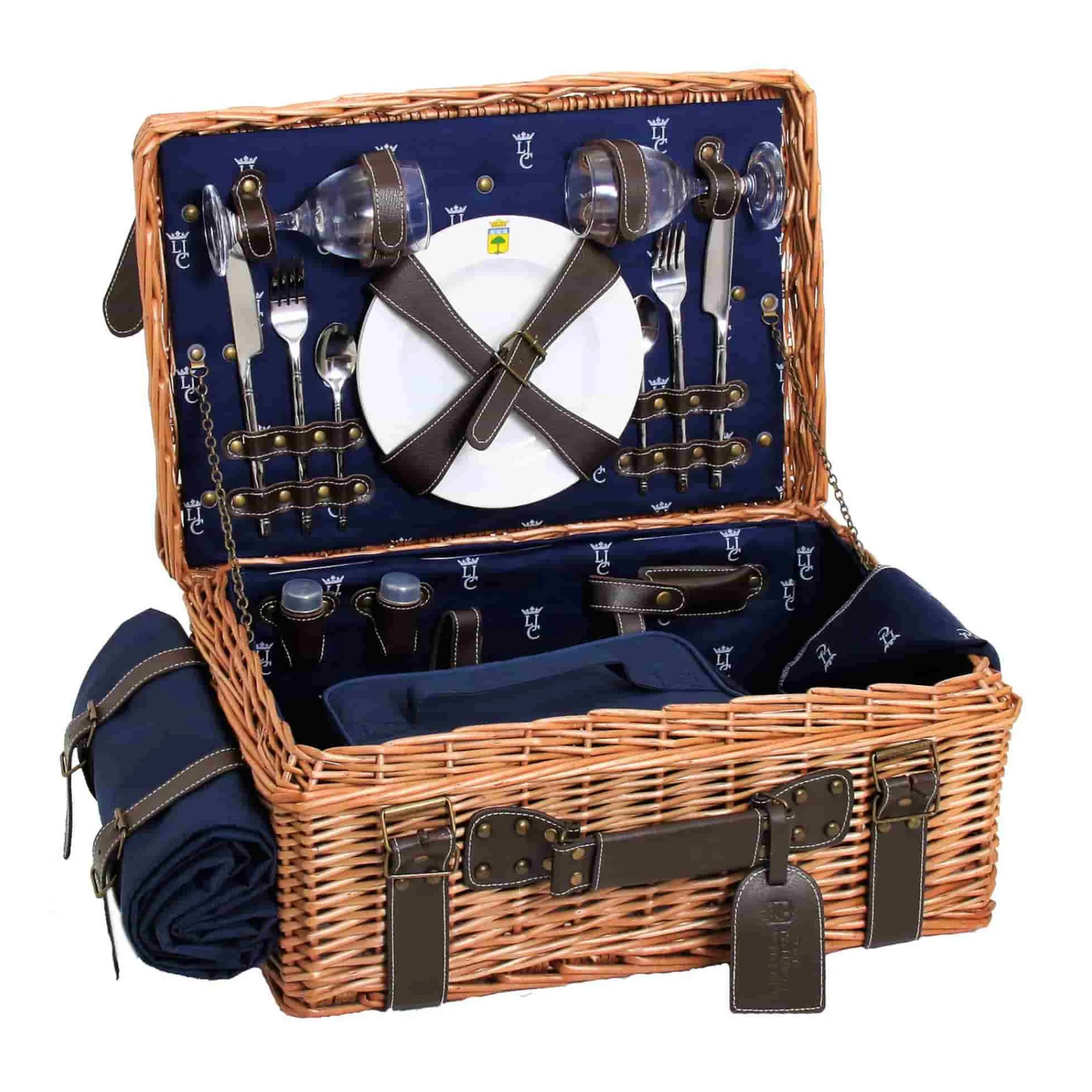 Les Jardin de la Comtesse Champs-Elysees Navy Picnic Hamper Hot