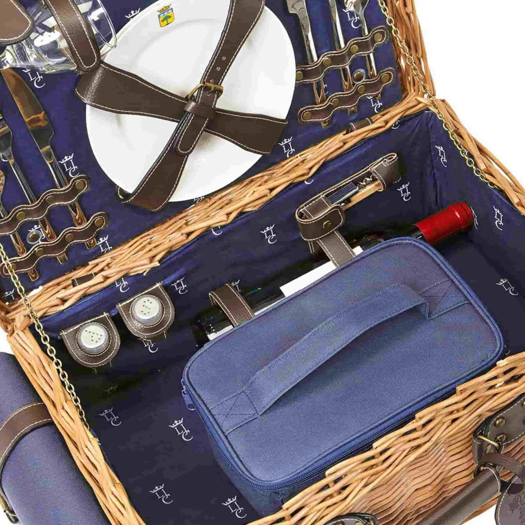 Les Jardin de la Comtesse Champs-Elysees Navy Picnic Hamper Hot