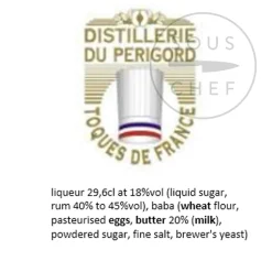 Distillerie du périgord Cherry Rocher Rhum Babas, 380g Sale