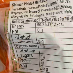 Zheng Feng Chinese Preserved Mustard Zha Cai, 370g