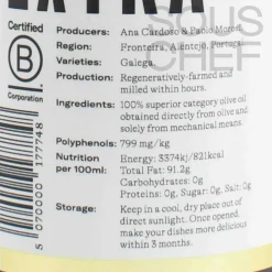 Citizens of Soil Portuguese Alentejo Extra Rare Virgin Olive Oil, 500ml Online