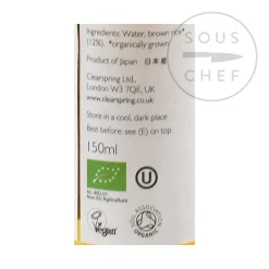 Clearspring Organic Brown Rice Vinegar, 150ml Clearance