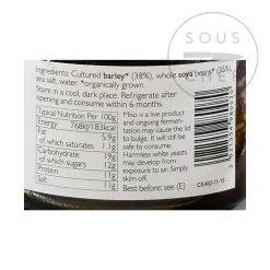 Clearspring Organic Unpasteurised Barley Miso, 300g New