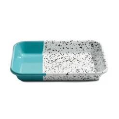 Kapka Enamel Colour Pop Enamel Roasting and Serving Dish, Turquoise Best