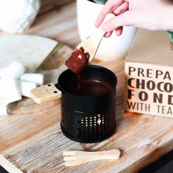 Cookut Chocolate Fondue with Tealight, Black Hot