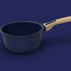 Cookut Lightweight Non-Stick 3 Piece Cookware Set with Detachable Handles, Blue, BPA-Free Best