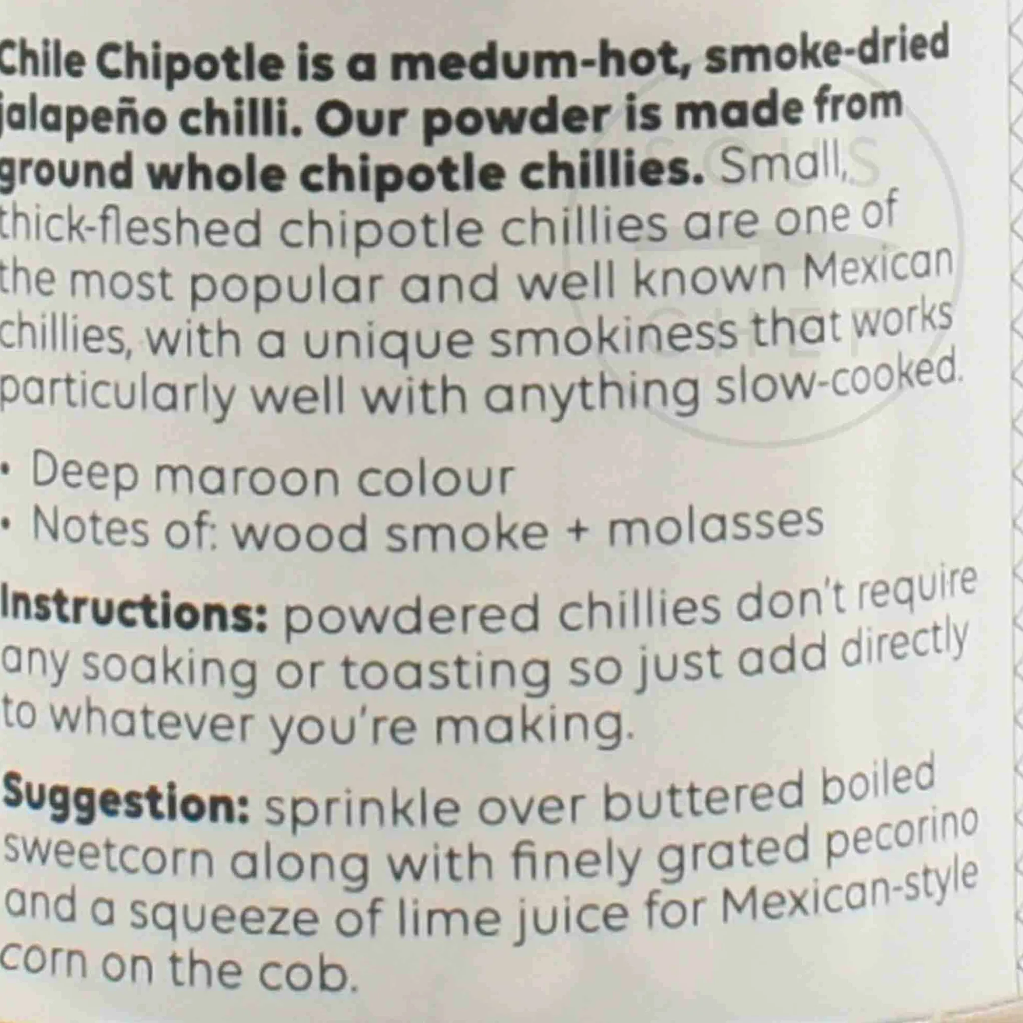 Cool Chile Co Cool Chile Chipotle Chilli Powder, 60g Outlet