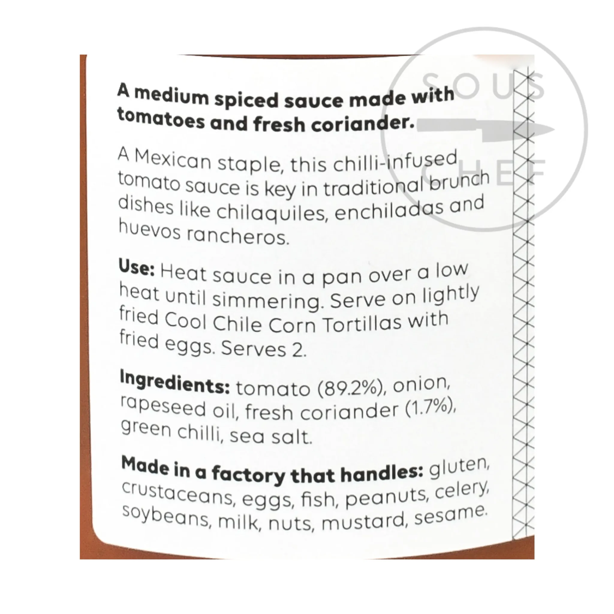 Cool Chile Co Ranchero Sauce, 260g Hot