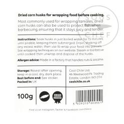 Cool Chile Co Corn Husks, 100g Clearance