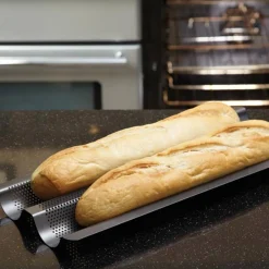 Kitchencraft Crusty Bake Non-Stick Baguette Tray Clearance
