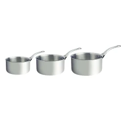 De Buyer Affinity 3 Piece Saucepan Set Discount
