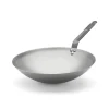 De Buyer Carbone Plus Round Based Wok, 35cm Outlet