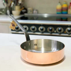 De Buyer Prima Matera Induction-Compatible Copper Saute Pan - Straight Online