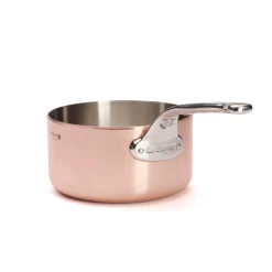 De Buyer Prima Matera Induction Copper Saucepan with Stainless Steel Handle Outlet