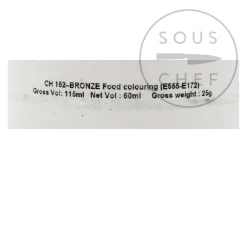 Deco Relief Edible Bronze Shimmer Dust, 25g Outlet