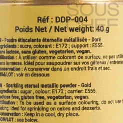 Deco Relief Gold Sparkling Metallic Powder, 40g Hot