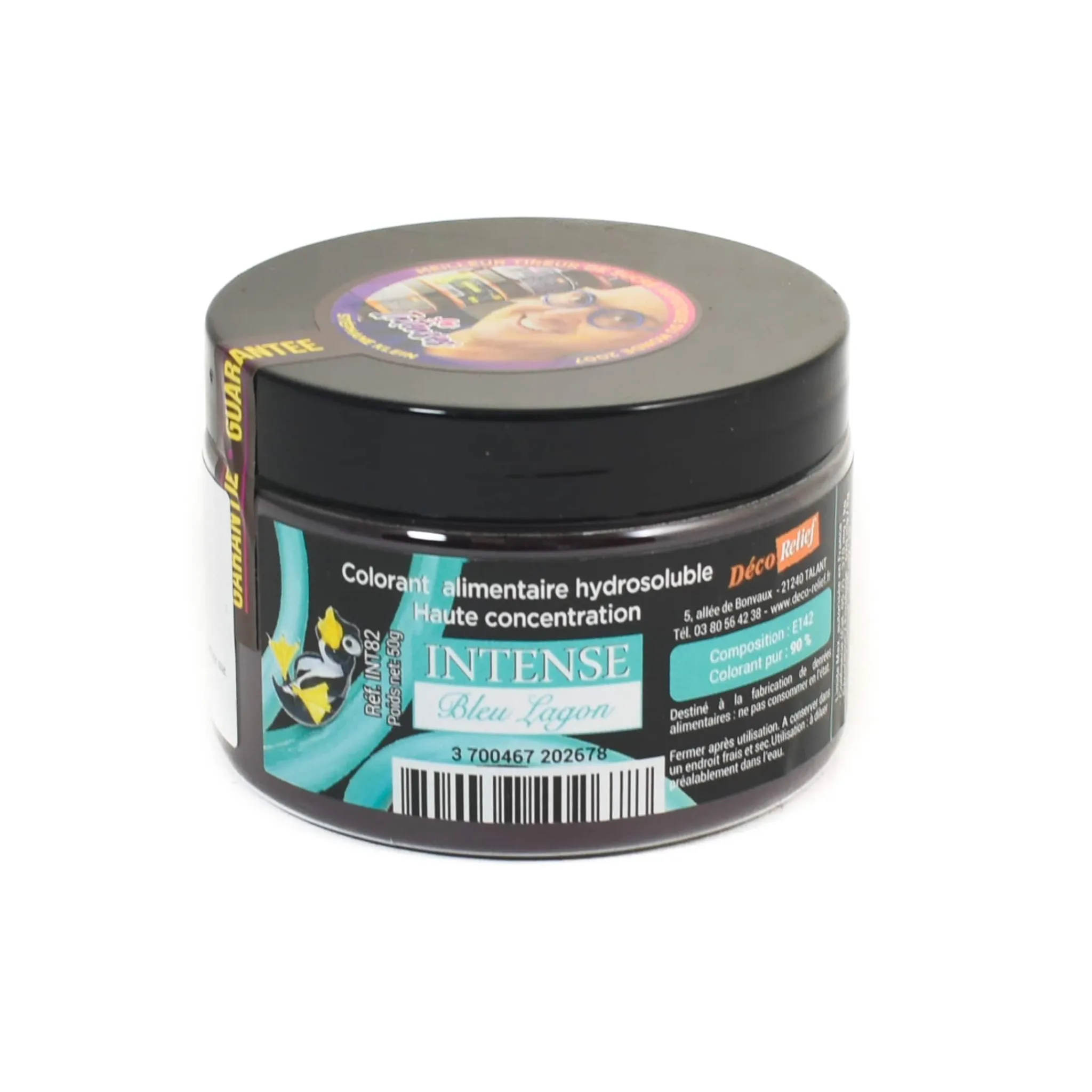 Deco Relief Intense Blue Lagoon Food Colour, 50g Clearance