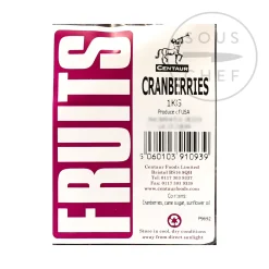 Centaur Dried Cranberries, 1kg Discount